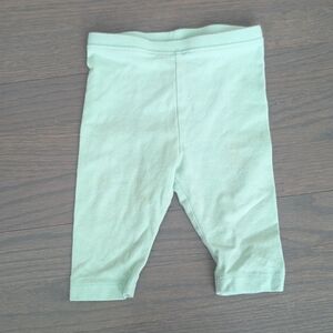 Old Navy Baby Girls Cropped Leggings, Mint Green, 12-18 Months